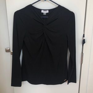 Calvin Klein top knot top xs nwt